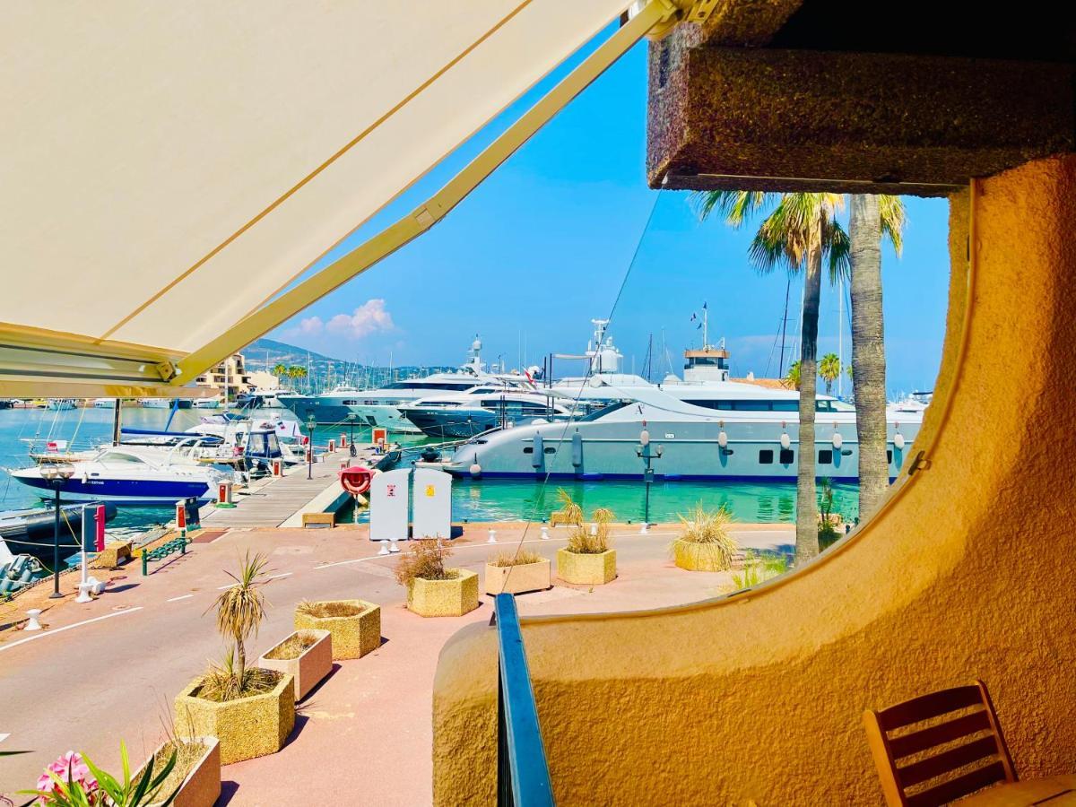 Yachts View, 100M Beach Saint-Tropez, Fiber Wifi High Speed Apartment Cogolin Bagian luar foto